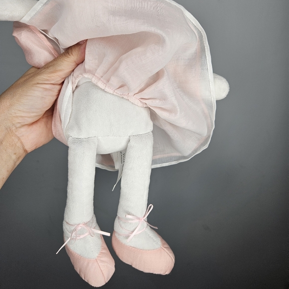 Plush Sweet Elephant Ballerina with Pink Dress & Shoes Baby Ganz Collection 12" - Picture 6 of 6
